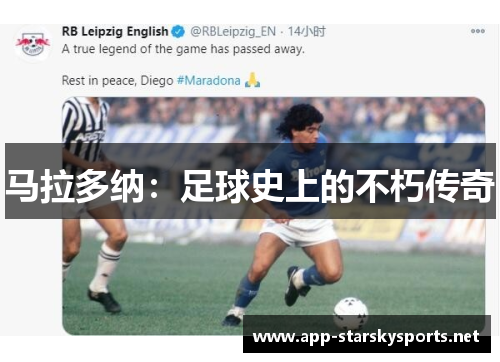 马拉多纳：足球史上的不朽传奇